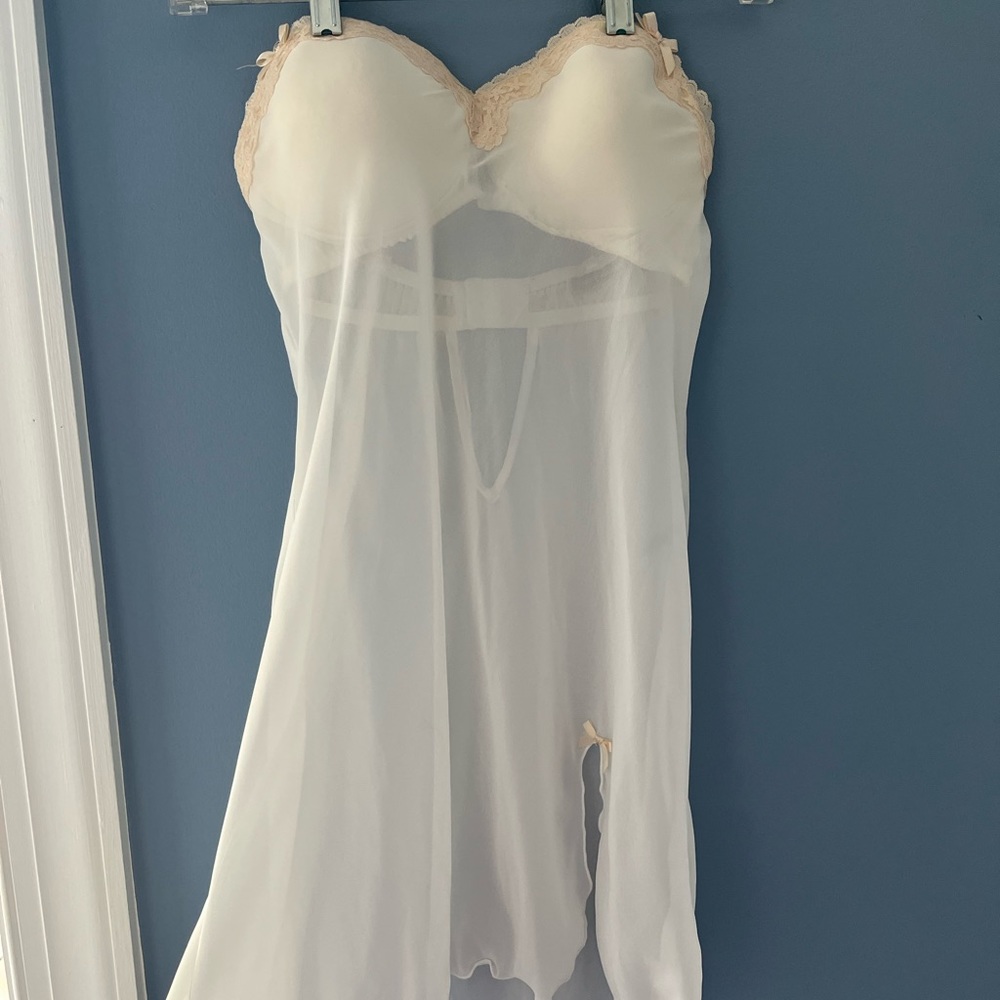 Vintage sheer white lingerie